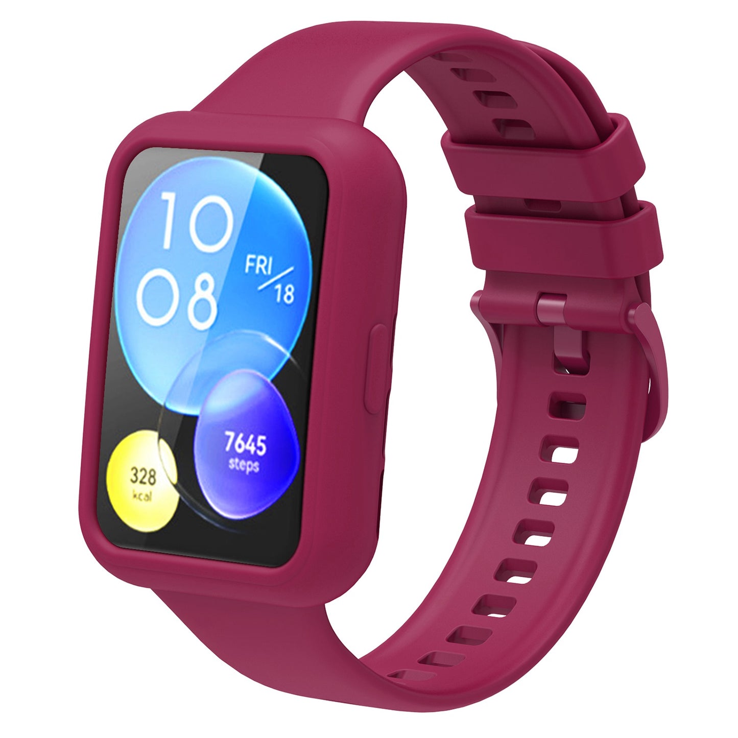 For Huawei Watch Fit 2 Anti-Drop Watch Case Precise Cutout Silicone Watch Cover