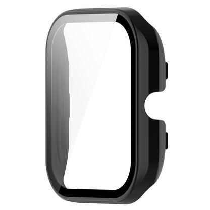 For Huami Amazfit GTS 4 Mini Hard PC Anti-dust Watch Case Cover with HD Anti-wear Tempered Glass Film