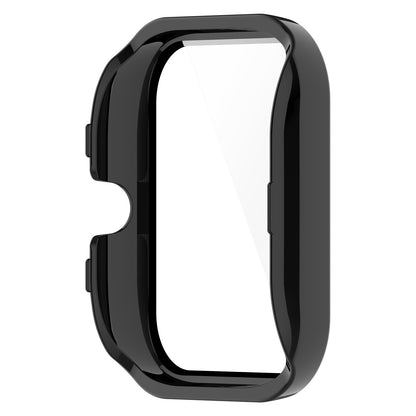 For Huami Amazfit GTS 4 Mini Hard PC Anti-dust Watch Case Cover with HD Anti-wear Tempered Glass Film