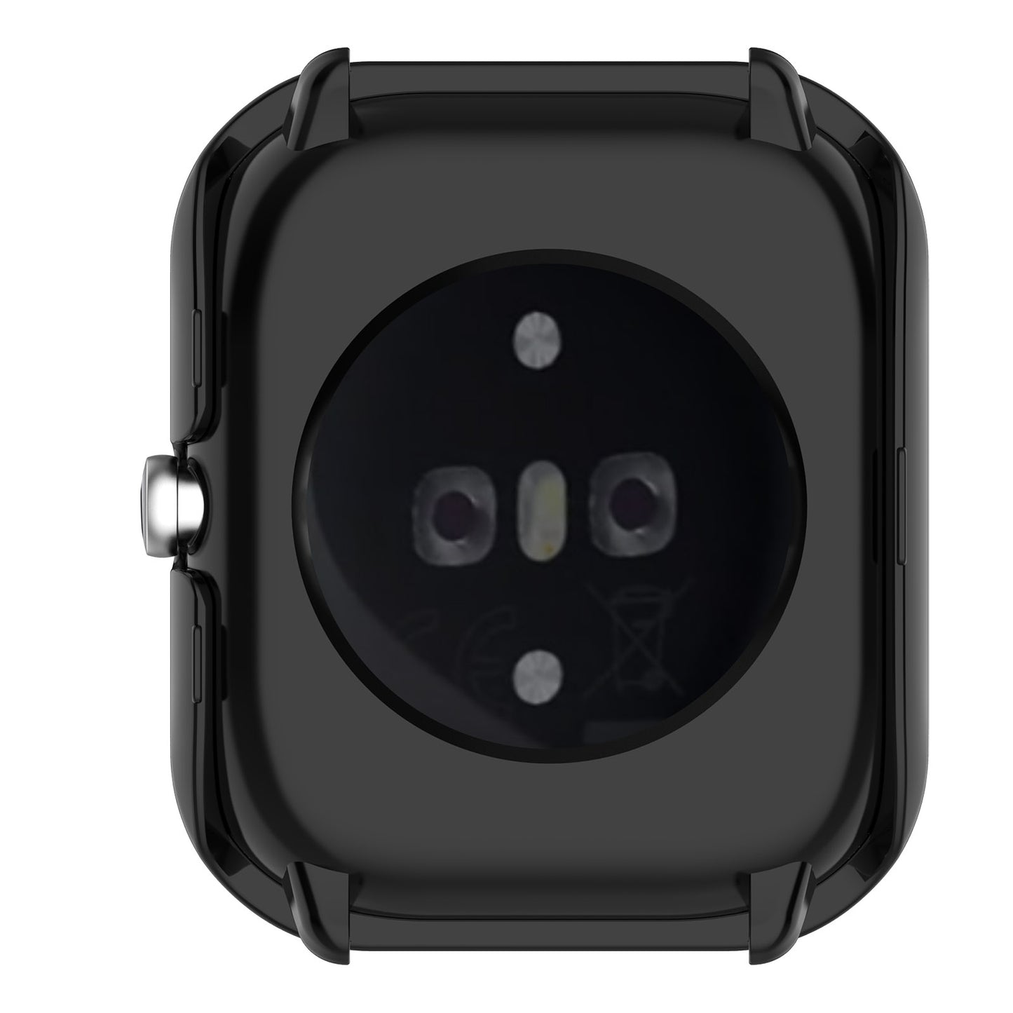 For Huami Amazfit GTS 4 Mini Hard PC Anti-dust Watch Case Cover with HD Anti-wear Tempered Glass Film
