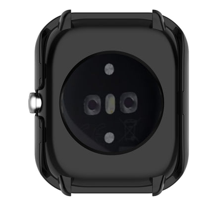 For Huami Amazfit GTS 4 Mini Hard PC Anti-dust Watch Case Cover with HD Anti-wear Tempered Glass Film