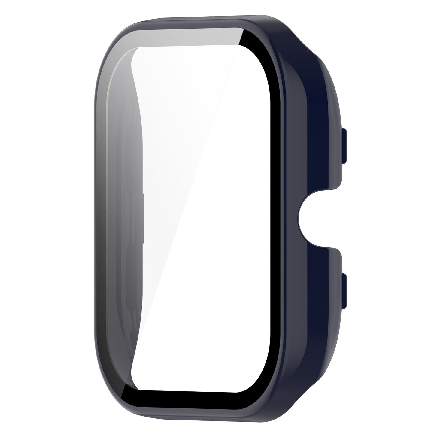 For Huami Amazfit GTS 4 Mini Hard PC Anti-dust Watch Case Cover with HD Anti-wear Tempered Glass Film