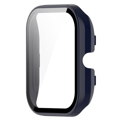 For Huami Amazfit GTS 4 Mini Hard PC Anti-dust Watch Case Cover with HD Anti-wear Tempered Glass Film