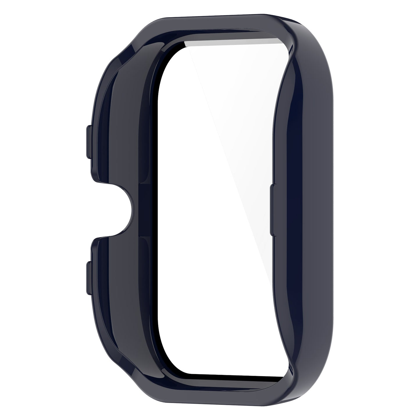 For Huami Amazfit GTS 4 Mini Hard PC Anti-dust Watch Case Cover with HD Anti-wear Tempered Glass Film