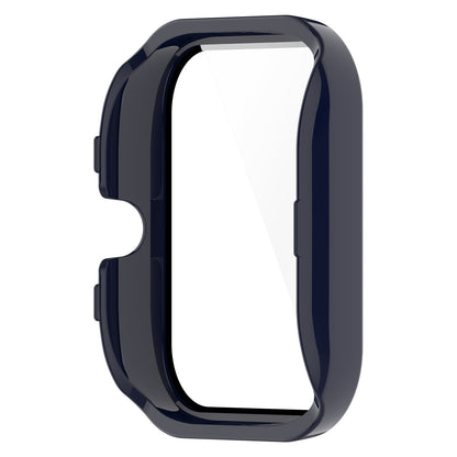 For Huami Amazfit GTS 4 Mini Hard PC Anti-dust Watch Case Cover with HD Anti-wear Tempered Glass Film