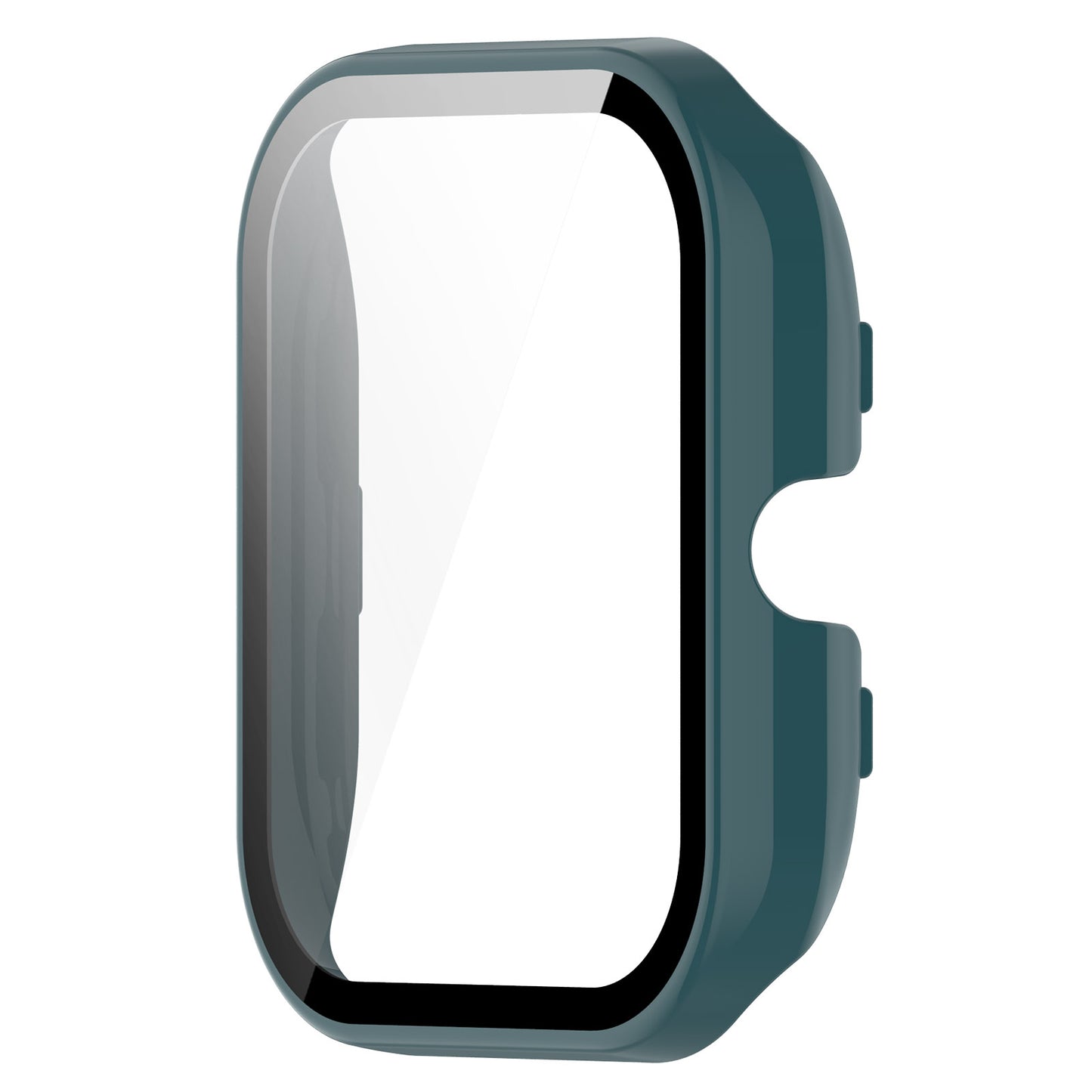 For Huami Amazfit GTS 4 Mini Hard PC Anti-dust Watch Case Cover with HD Anti-wear Tempered Glass Film
