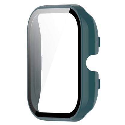 For Huami Amazfit GTS 4 Mini Hard PC Anti-dust Watch Case Cover with HD Anti-wear Tempered Glass Film