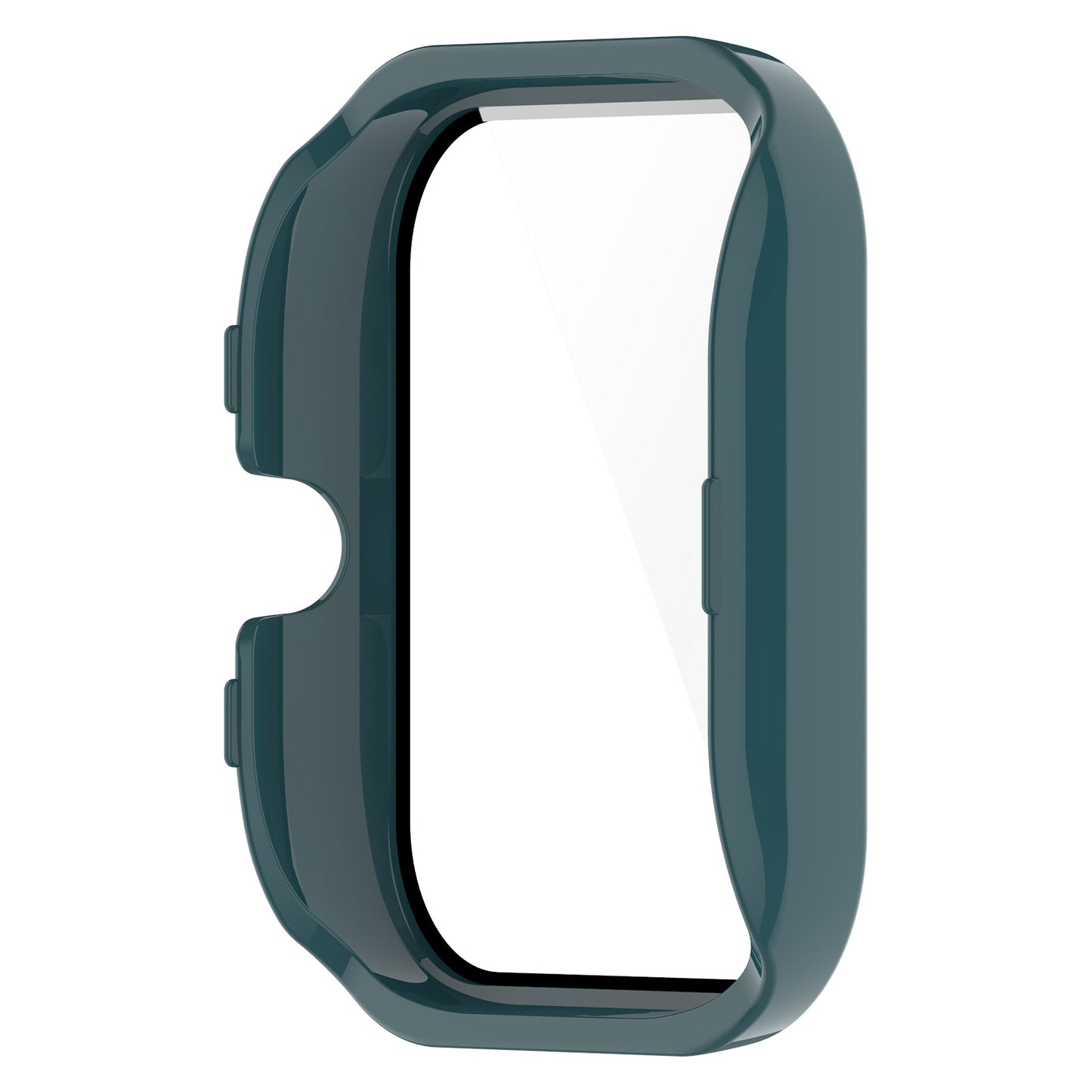 For Huami Amazfit GTS 4 Mini Hard PC Anti-dust Watch Case Cover with HD Anti-wear Tempered Glass Film