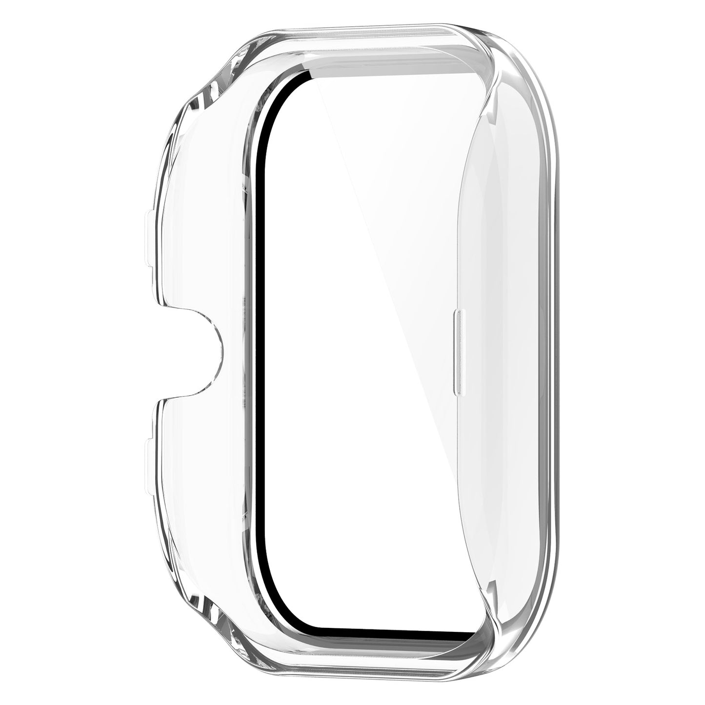 For Huami Amazfit GTS 4 Mini Hard PC Anti-dust Watch Case Cover with HD Anti-wear Tempered Glass Film