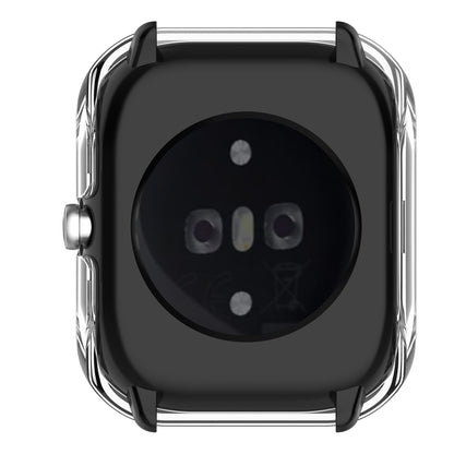 For Huami Amazfit GTS 4 Mini Hard PC Anti-dust Watch Case Cover with HD Anti-wear Tempered Glass Film
