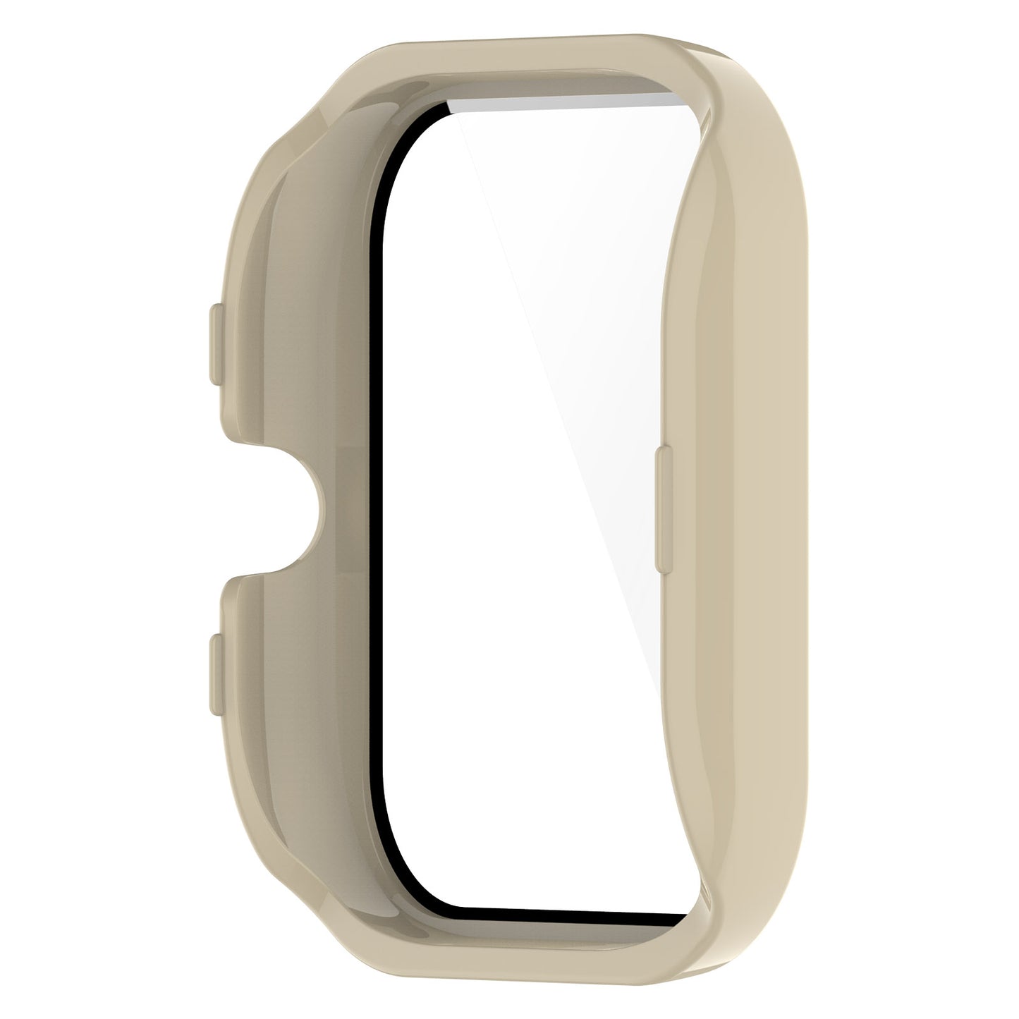 For Huami Amazfit GTS 4 Mini Hard PC Anti-dust Watch Case Cover with HD Anti-wear Tempered Glass Film