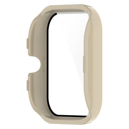 For Huami Amazfit GTS 4 Mini Hard PC Anti-dust Watch Case Cover with HD Anti-wear Tempered Glass Film
