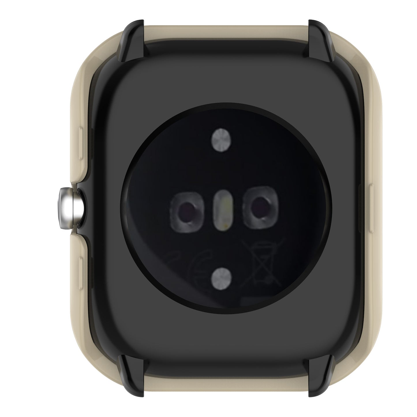 For Huami Amazfit GTS 4 Mini Hard PC Anti-dust Watch Case Cover with HD Anti-wear Tempered Glass Film