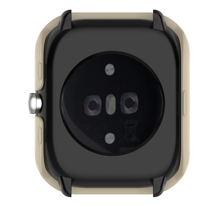 For Huami Amazfit GTS 4 Mini Hard PC Anti-dust Watch Case Cover with HD Anti-wear Tempered Glass Film