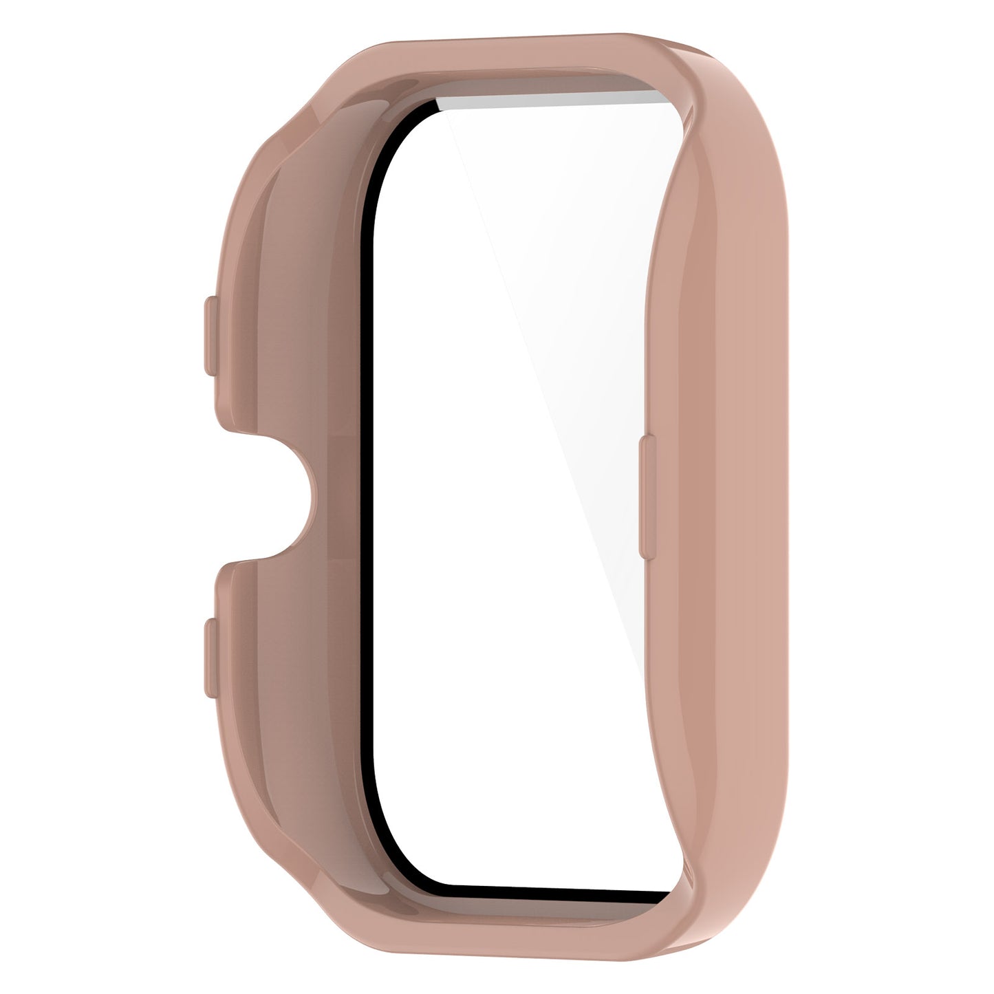 For Huami Amazfit GTS 4 Mini Hard PC Anti-dust Watch Case Cover with HD Anti-wear Tempered Glass Film