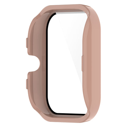For Huami Amazfit GTS 4 Mini Hard PC Anti-dust Watch Case Cover with HD Anti-wear Tempered Glass Film