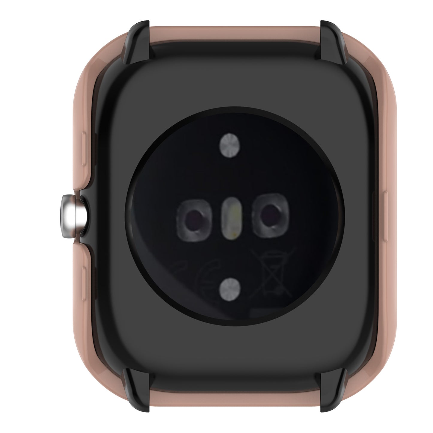 For Huami Amazfit GTS 4 Mini Hard PC Anti-dust Watch Case Cover with HD Anti-wear Tempered Glass Film