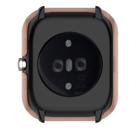 For Huami Amazfit GTS 4 Mini Hard PC Anti-dust Watch Case Cover with HD Anti-wear Tempered Glass Film