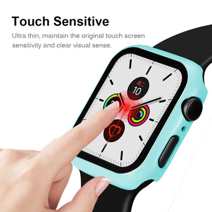 2-in-1 Frame PC + Tempered Glass Protector Watch Case for Apple Watch Series 3/2/1 42mm