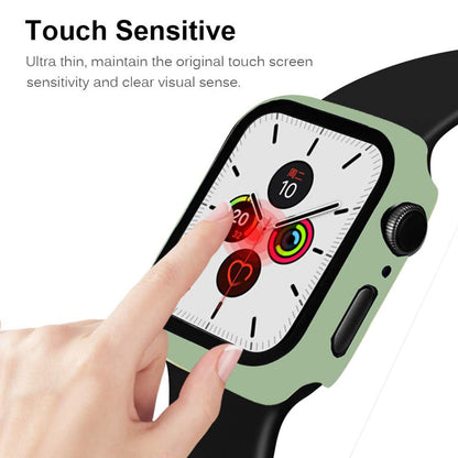 2-in-1 Frame PC + Tempered Glass Protector Watch Case for Apple Watch Series 3/2/1 42mm