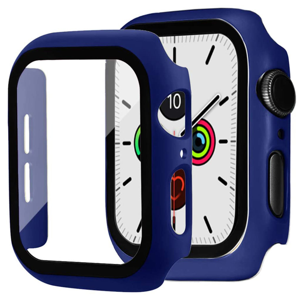 2-in-1 Frame PC + Tempered Glass Protector Watch Case for Apple Watch Series 3/2/1 42mm