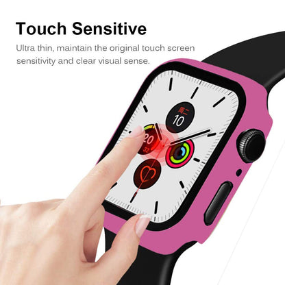 2-in-1 Frame PC + Tempered Glass Protector Watch Case for Apple Watch Series 3/2/1 42mm