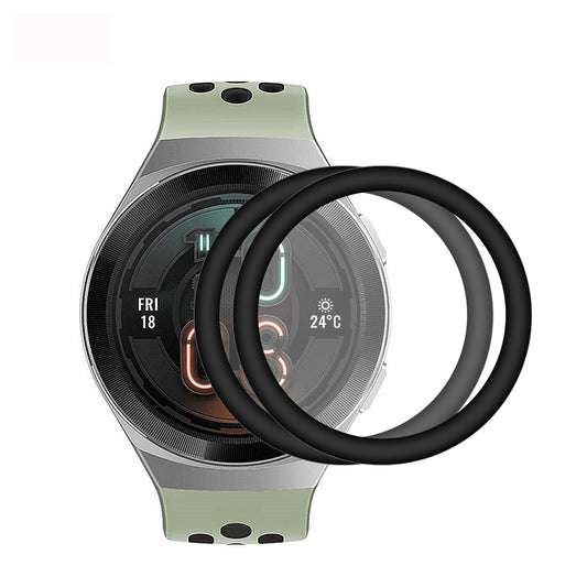 2Pcs/Set ENKAY HAT PRINCE 3D PC Edge + PMMA Full Screen Protector for Huawei Watch GT 2e 46mm
