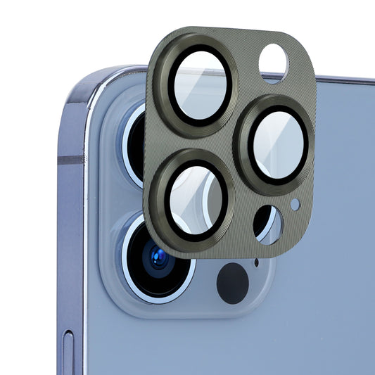 ENKAY HAT PRINCE Camera Lens Protector for iPhone 13 Pro / 13 Pro Max, High Transparency Aluminium Alloy + Tempered Glass Camera Cover Screen Protector