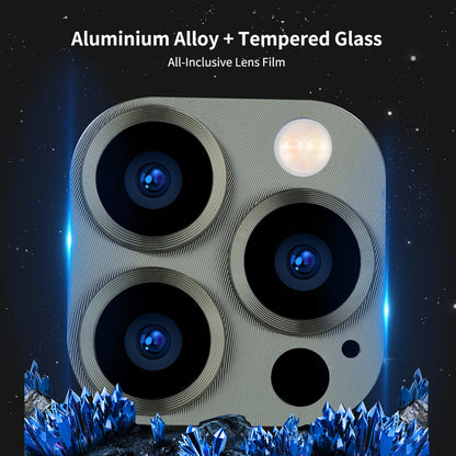 ENKAY HAT PRINCE Camera Lens Protector for iPhone 13 Pro / 13 Pro Max, High Transparency Aluminium Alloy + Tempered Glass Camera Cover Screen Protector