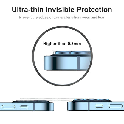 ENKAY HAT PRINCE Camera Lens Protector for iPhone 13 Pro / 13 Pro Max, High Transparency Aluminium Alloy + Tempered Glass Camera Cover Screen Protector