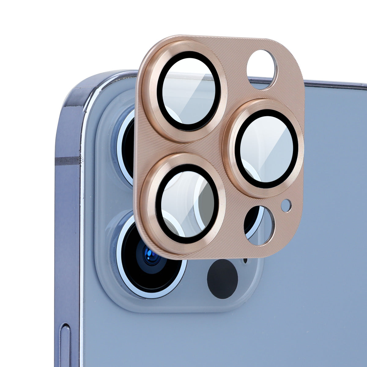 ENKAY HAT PRINCE Camera Lens Protector for iPhone 13 Pro / 13 Pro Max, High Transparency Aluminium Alloy + Tempered Glass Camera Cover Screen Protector