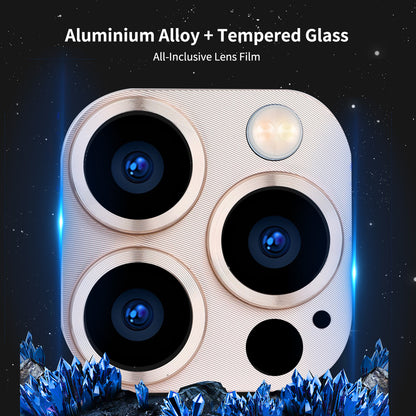 ENKAY HAT PRINCE Camera Lens Protector for iPhone 13 Pro / 13 Pro Max, High Transparency Aluminium Alloy + Tempered Glass Camera Cover Screen Protector