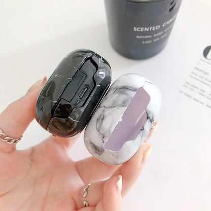 Anti-Drop Marble Texture PC Cover Case for Samsung Galaxy Buds Live