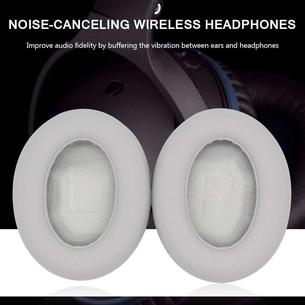 1 Pair Replacement Protein Leather Earpads Ear Cushions Ear Pads for Bose 700/NC700 Bluetooth Headphone