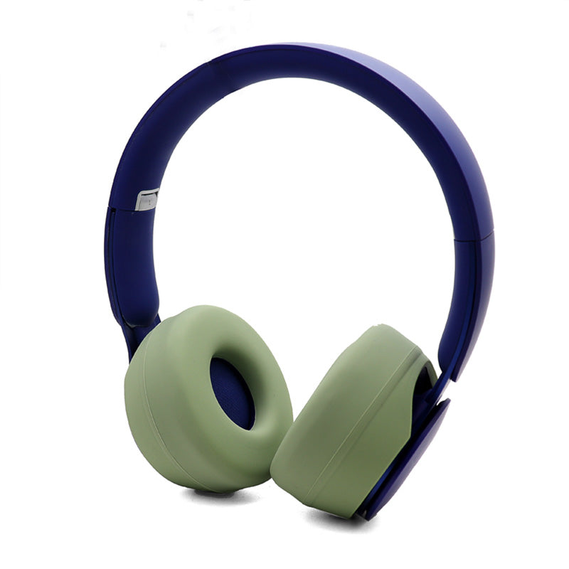 1 Pair Silicone Cushion Protective Cover Ear Pads for Beats Solo Pro Bluetooth Headphone