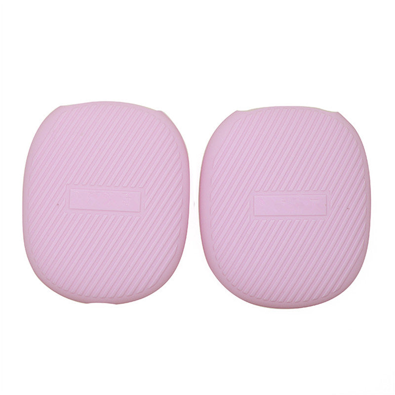 1 Pair Stripe Design Silicone Headphone Protective Case Cover for Airpods Max