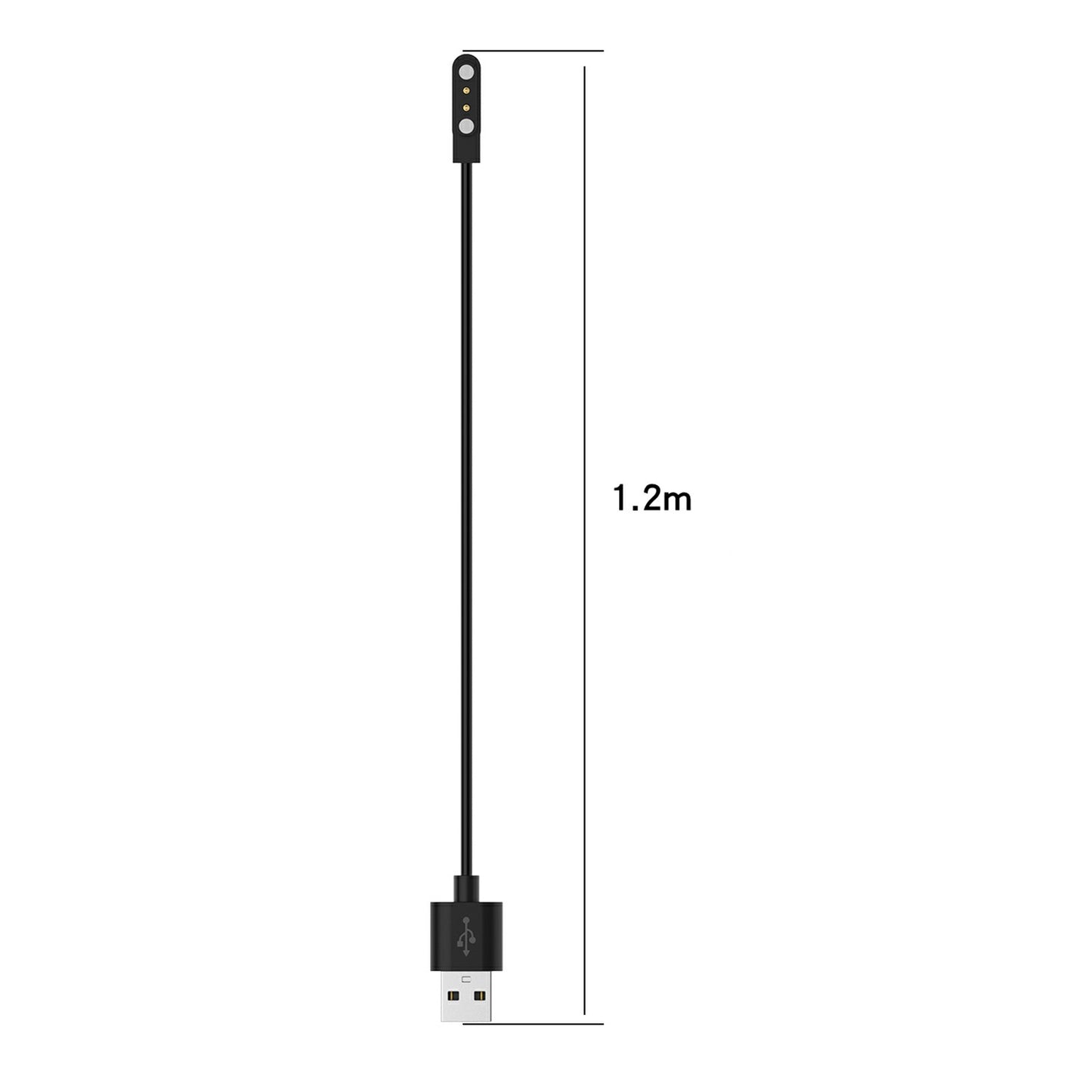 1.2m Universal Smart Watch Charging Cable Portable Magnetic Charge Cable for Oppo Watch Free/TicWatch GTH