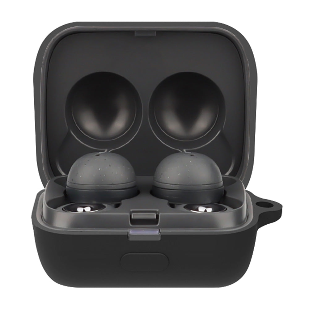 For Sony WF-L900 Earphone Charging Box Silicone Protective Case Bluetooth Earbuds Cover with Buckle