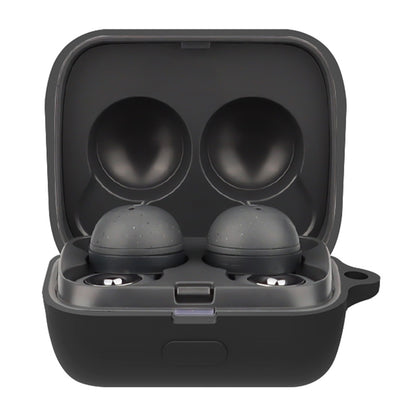 For Sony WF-L900 Earphone Charging Box Silicone Protective Case Bluetooth Earbuds Cover with Buckle