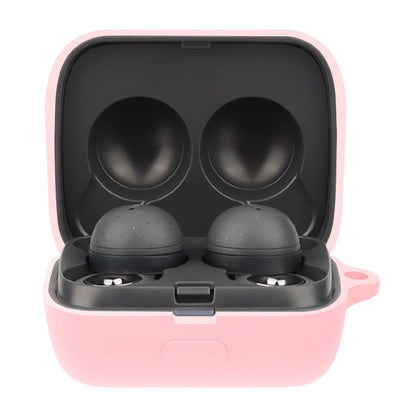 For Sony WF-L900 Earphone Charging Box Silicone Protective Case Bluetooth Earbuds Cover with Buckle