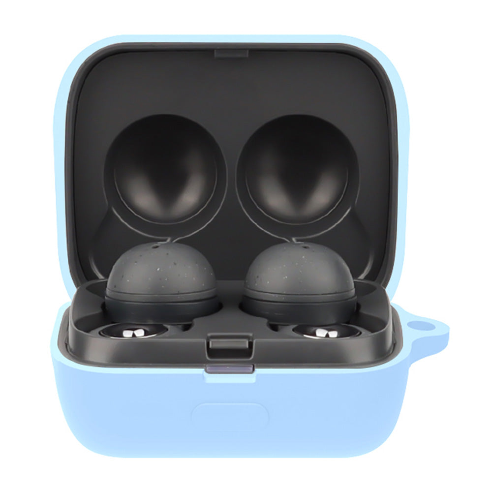 For Sony WF-L900 Earphone Charging Box Silicone Protective Case Bluetooth Earbuds Cover with Buckle