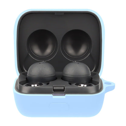 For Sony WF-L900 Earphone Charging Box Silicone Protective Case Bluetooth Earbuds Cover with Buckle