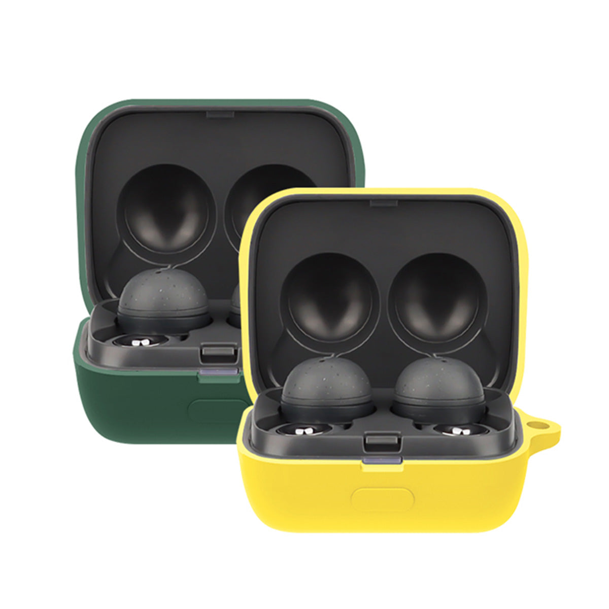 For Sony WF-L900 Earphone Charging Box Silicone Protective Case Bluetooth Earbuds Cover with Buckle