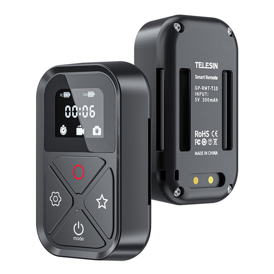 TELESIN GP-RMT-T10 T10 80M WiFi Bluetooth Remote Controller with Display for GoPro Hero 10/9/8/Max