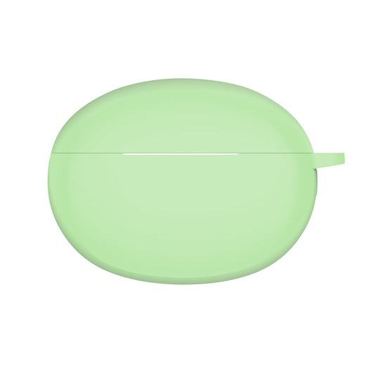 For Oppo Enco X2 Bluetooth Earphone Anti-drop Silicone Case Charging Box Cover with Anti-loss Buckle