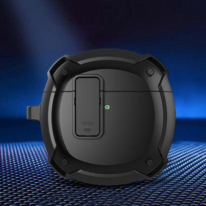 For Huawei FreeBuds 4/4E Snap-on Lid Design Bluetooth Earphone Cover TPU+PC Anti-drop Protective Case