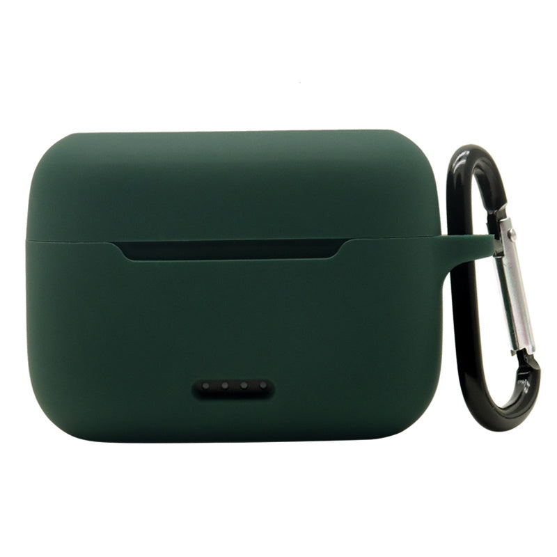 Anti-fall Silicone Case for TOZO NC2 Wireless Bluetooth Headphones Cover with Anti-lost Carabiner