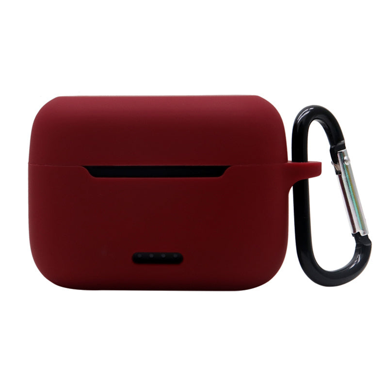 Anti-fall Silicone Case for TOZO NC2 Wireless Bluetooth Headphones Cover with Anti-lost Carabiner