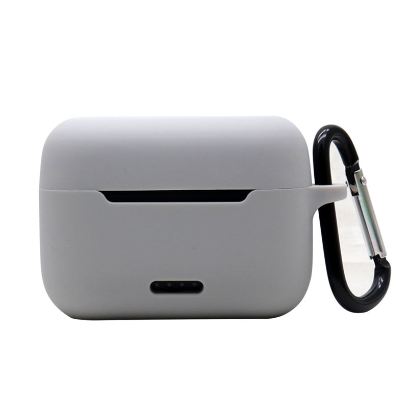 Anti-fall Silicone Case for TOZO NC2 Wireless Bluetooth Headphones Cover with Anti-lost Carabiner