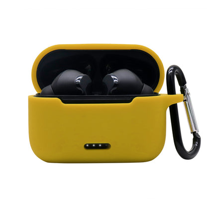 Anti-fall Silicone Case for TOZO NC2 Wireless Bluetooth Headphones Cover with Anti-lost Carabiner